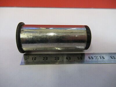 ANTIQUE BAUSCH LOMB  5X EYEPIECE LENS OPTIC MICROSCOPE PART AS PICTURED &8Z-A-57