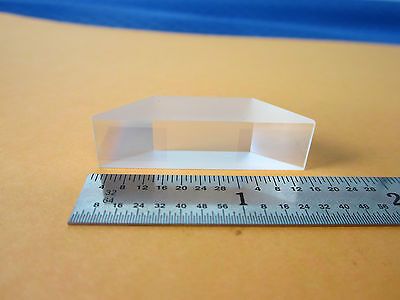 OPTICAL MIL SPEC  PRISM RECTANGULAR LASER OPTICS AS PICTURED BIN#6V-12