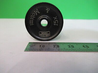 ANTIQUE CARL ZEISS 15X GERMANY LENS EYEPIECE MICROSCOPE PART AS PICTURED Q9-A-23