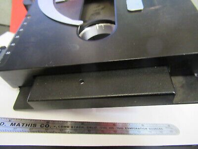 BAUSCH LOMB XY STAGE TABLE MICROSCOPE PART AS PICTURED &8Z-A-121