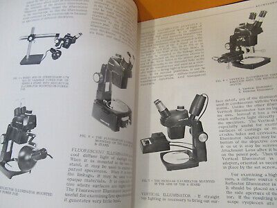 LOT BOOKLET ANTIQUE  BAUSCH LOMB MICROSCOPE PART AS PICTURED W3-B-55