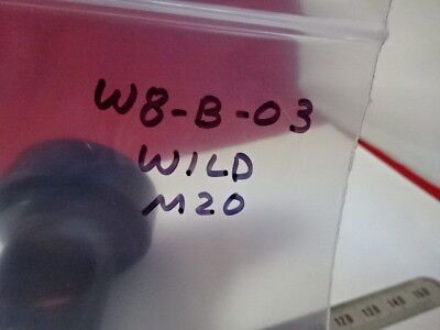 WILD SWISS M20 ILLUMINATOR MIRROR MICROSCOPE PART OPTICS AS IS  #W8-B-03