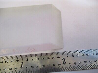 FOR PARTS OPTICAL FLAT MIRROR THICK GLASS scratches OPTICS AS PICTURED #Q1-A-45