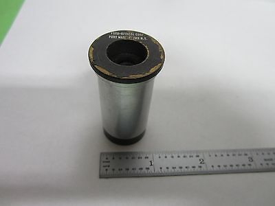 MICROSCOPE PART EYEPIECE FOTO-OPTICAL CORP OPTICS AS IS BIN#R3-48