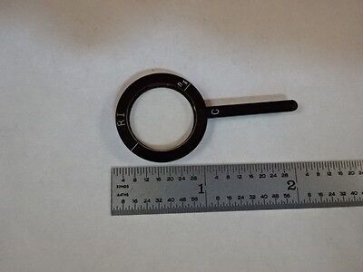 MICROSCOPE PART ZEISS POLARIZER RETARDER SLIDE POL OPTICS AS IS #T2-B-15