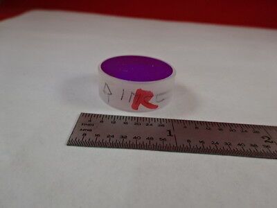 OPTICAL FLAT DICHROIC FILTER LENS OPTICS AS PICTURED &7C-A-08