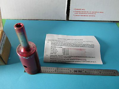 OPTICAL TOOL GLASS DIAMOND DRILL 1" DIAMETER MADE IN ENGLAND OPTICS BIN#30-03