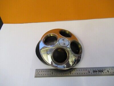 WILD HEERBRUGG SWISS M20 NOSEPIECE QUADUPLE MICROSCOPE PART AS PICTURED &G1-A-57