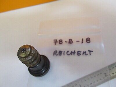 ANTIQUE BRASS REICHERT 60X OBJECTIVE MICROSCOPE PART AS PICTURED &7B-B-18