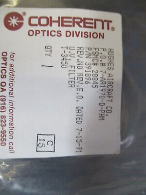 OPTICAL HUGHES AIRCRAFT COATED HIGH END GLASS OPTICS COHERENT as pictured R9-A43