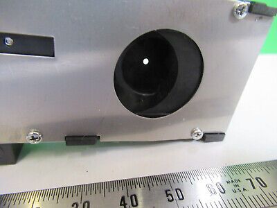 UNKNOWN IRIS DIAPHRAGM SLIDE MICROSCOPE PART AS PICTURED &Q9-A-137