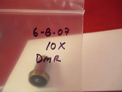 LEICA DMR GERMANY OBJECTIVE 10X LENS OPTICS MICROSCOPE PART 506023 &6-B-07