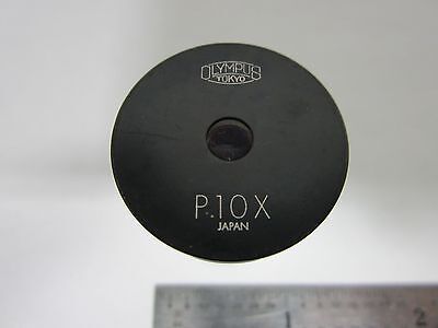 EYEPIECE OLYMPUS P10X MICROSCOPE OPTICS AS IS BIN#F2-74