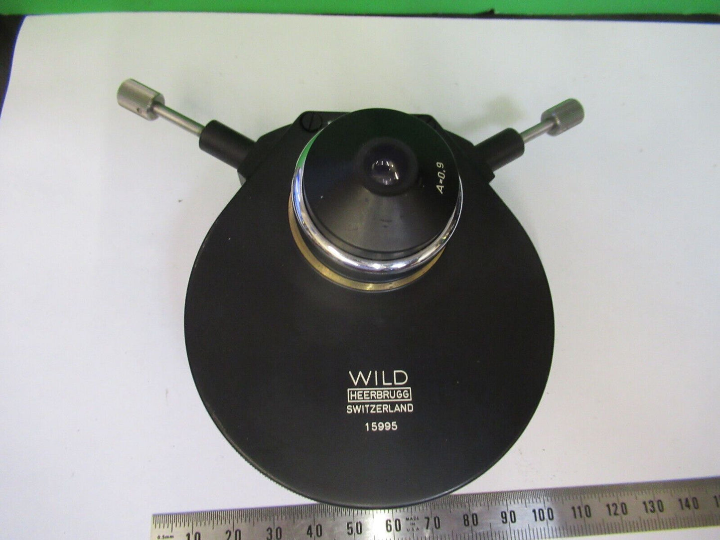 WILD HEERBRUGG M20 PHASE CONTRAST CONDENSER MICROSCOPE PART AS PICTURED #W5-B-18