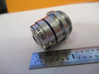 EALING 10X OBJECTIVE LENS MICROSCOPE PART OPTICS AS PICTURED &85-B-112