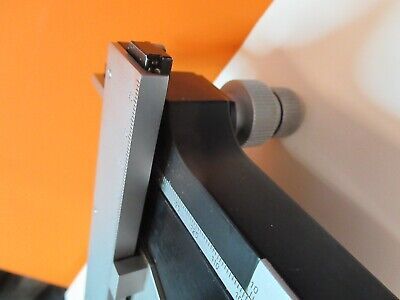 LEITZ SM-LUX GERMAN STAGE TABLE MICROMETERS MICROSCOPE PART as pictured 55R-B-26