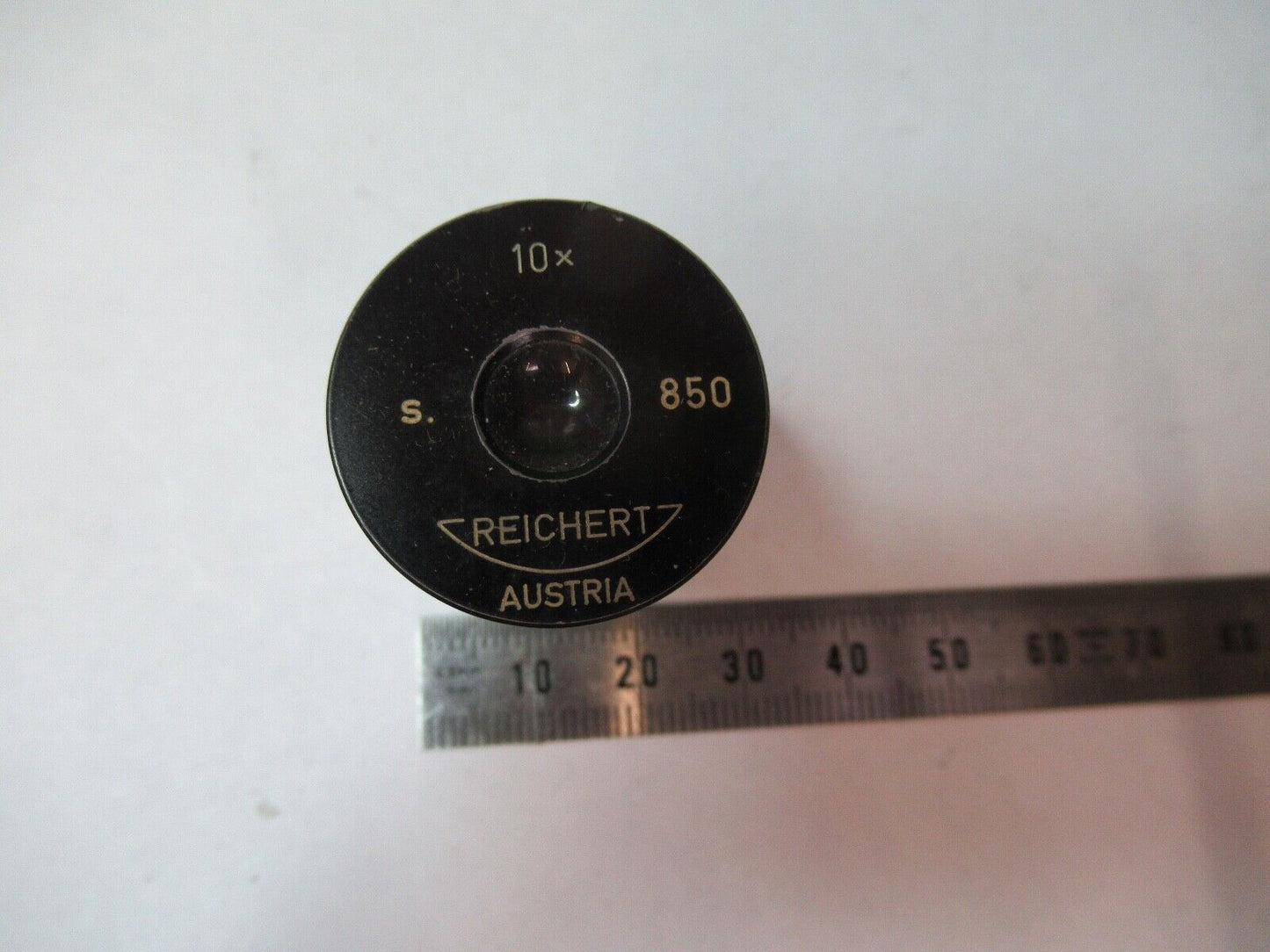 REICHERT AUSTRIA 10X EYEPIECE OPTICS MICROSCOPE PART AS PICTURED W4-B-31