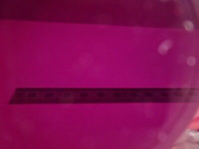 OPTICAL DARK RED FILTER GLASS OPTICS AS IS &51-A-65