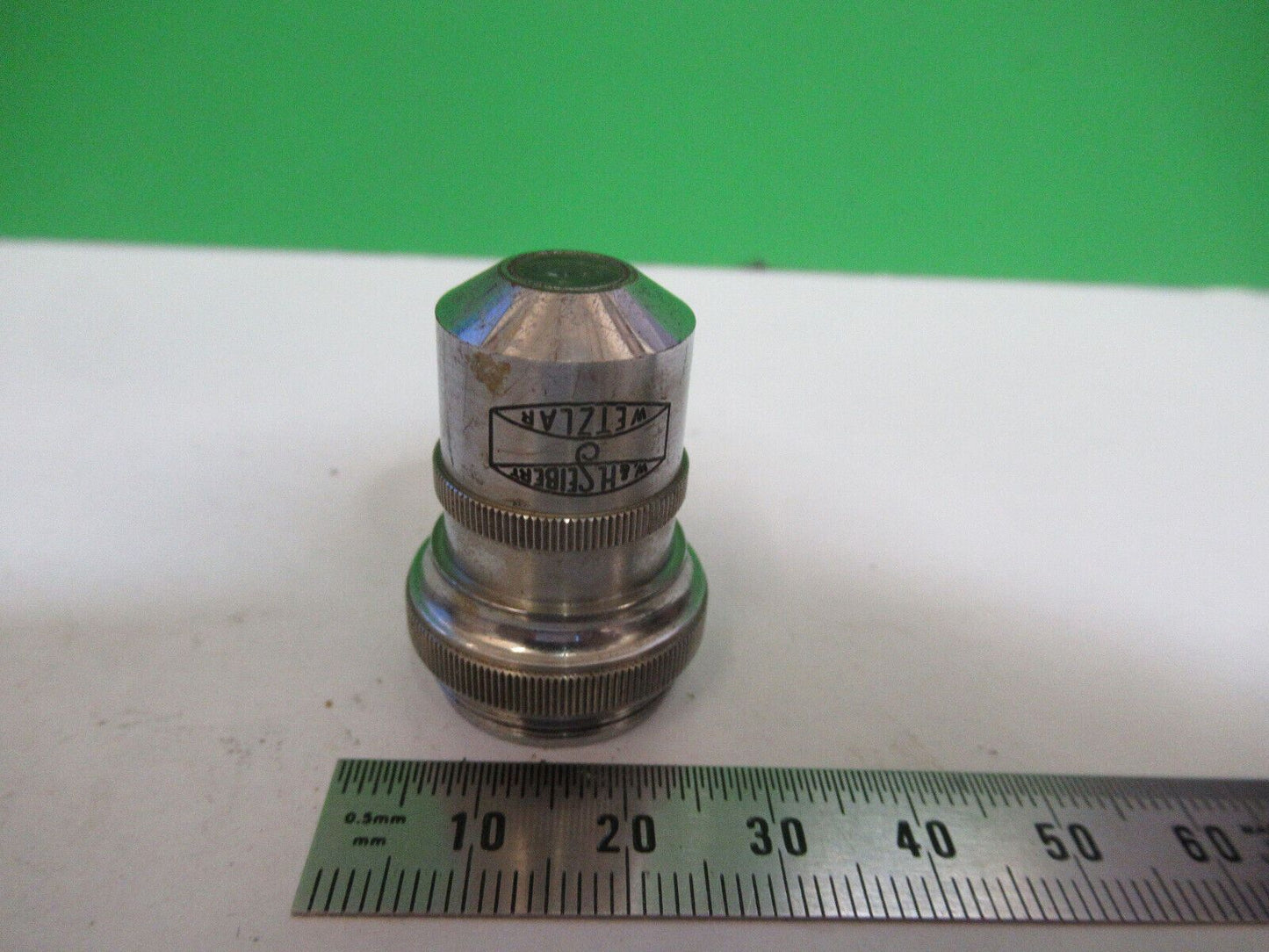 SEIBERT WETZLAR GERMANY 8X OBJECTIVE MICROSCOPE PART AS PICTURED &Z9-A-171