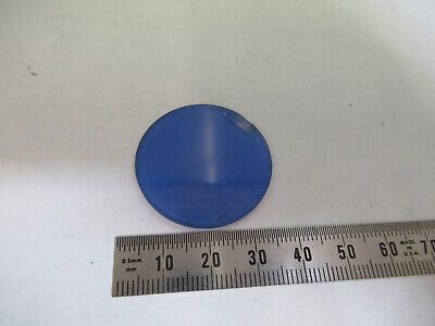 WILD HEERBRUGG SWISS BLUE GLASS FILTER MICROSCOPE PART AS PICTURED &A9-B-34