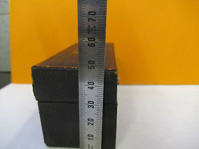 ANTIQUE RARE SEIBERT EMPTY LENS BOX GERMANY MICROSCOPE PART AS PICTURED P9-A-63