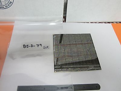 OPTICAL SILICON CARBIDE WAFER + COMPONENTS MIL SPEC LASER OPTICS BIN#B5-D-79