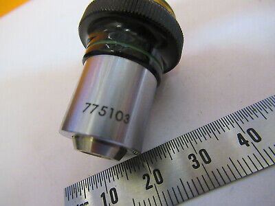 BAUSCH LOMB 10X OBJECTIVE 775103 LENS OPTICS MICROSCOPE PART AS PICTURED P2-A-11