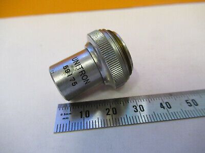 UNITRON 4X LENS OBJECTIVE MICROSCOPE PART AS PICTURED P9-A-64A