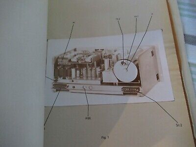 COLLECTABLE RARE ROHDE SCHWARZ XSA QUARTZ FREQUENCY STANDARD MANUAL 1960 &BIBLI