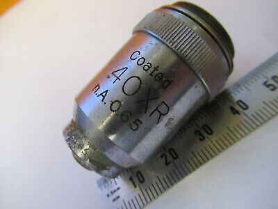 UNITRON 40X LENS OBJECTIVE MICROSCOPE PART AS PICTURED P9-A-69