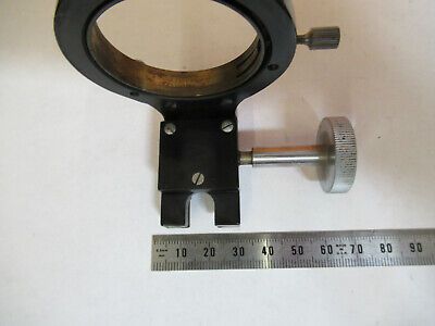 BAUSCH LOMB CONDENSER HOLDER ANTIQUE MICROSCOPE PART AS PICTURED &P2-A-79