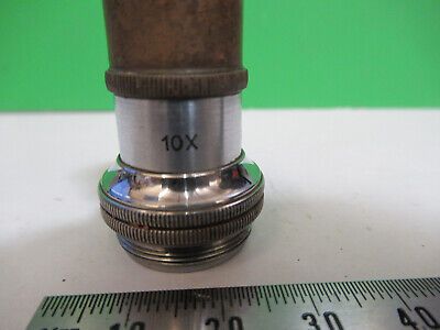 ANTIQUE BRASS ERNST LEITZ OBJECTIVE MICROSCOPE PART OPTICS AS PICTURED &z9-a-103