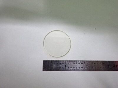 MICROSCOPE PART LEITZ GERMANY GLASS CLEAR YELLOW FILTER OPTICS #F5-B-14