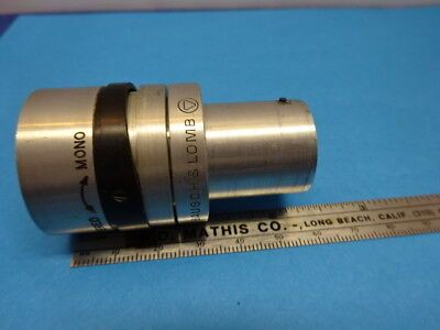 BAUSCH LOMB EYEPIECE OCULAR STEREO 537034 OPTICS MICROSCOPE PARTS AS IS &90-A-26