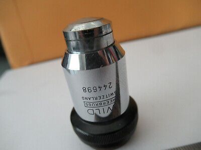 WILD M11 SWISS HEERBRUGG OBJECTIVE 100X LENS MICROSCOPE PART AS PICTURED F4-A-27