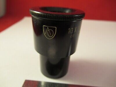 AO AMERICAN OPTICS CAT 437 10X WF EYEPIECE MICROSCOPE PART AS PICTURED &1E-B-54