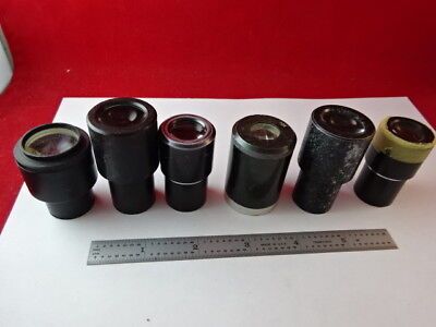 for parts LOT EYEPIECES OPTICAL AO BL MICROSCOPE PART OPTICS AS IS #F3-A-03