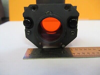 LEITZ GERMANY CUBE N2 513609 FLUOR MICROSCOPE PART OPTICS AS PICTURED &85-B-42