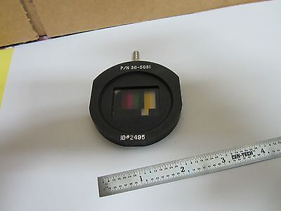 OPTICAL FILTER CONTRAST SLIDE COLOR LASER OPTICS AS IS BIN#G4-10