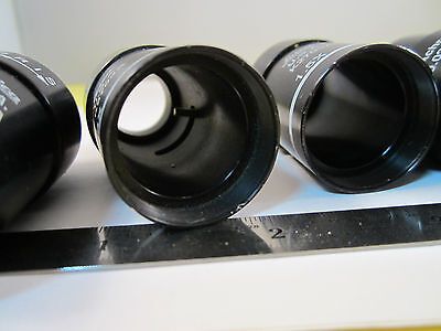 LOT 4 EA EMPTY SHELLS MICROSCOPE OBJECTIVE LEICA PARTS  REPAIR  BIN#C1