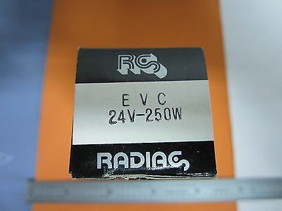 RADIAC EVC LAMP BULB 24V 250W  AS IS BIN#K4