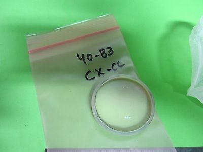 OPTICAL MIL SPEC THICK CONVEX CONCAVE LENS LASER OPTICS BIN#40-83