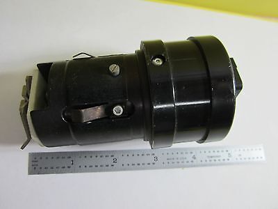 MICROSCOPE PART LAMP HOUSING FDX 12V 100W ILLUMINATOR OPTICS AS IS BIN#32-B-20