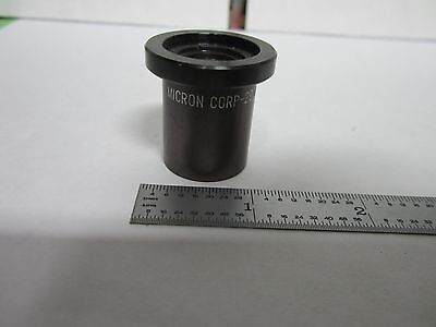 MICROSCOPE PART OBJECTIVE MICRON CORP 29 mm -0007 AS IS OPTICS BIN#R3-40