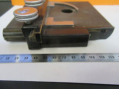 BAUSCH LOMB ANTIQUE STAGE TABLE XY  MICROSCOPE PART AS PICTURED P6-A-171