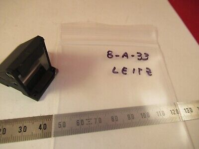 LEITZ GERMANY GLASS PRISM HEAD OPTICS MICROSCOPE PART AS PICTURED &8-A-33