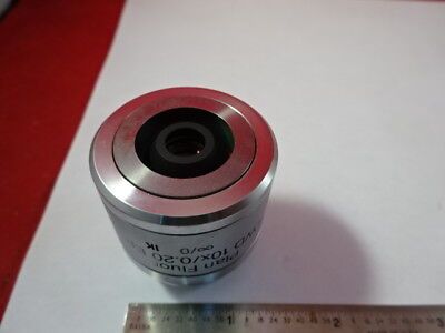 REICHERT POLYVAR LEICA OBJECTIVE 10X LWD LENS MICROSCOPE PART OPTICS AS IS 91-84