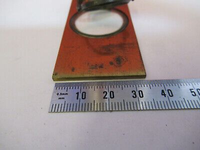 ANTIQUE BRASS NACHET STAGE ASSEMBLY FRANCE MICROSCOPE PART AS PICTURED &F6-B-26