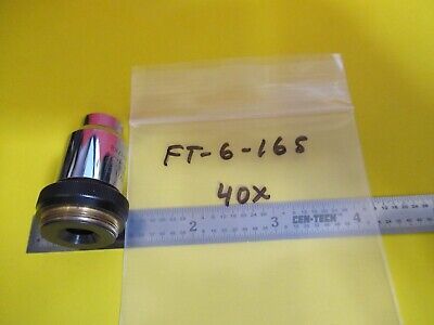 WILD HEERBRUGG SWISS OBJECTIVE 40X LENS OPTICS MICROSCOPE PART 506023 &FT-6-165