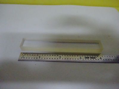 OPTICAL RECTANGULAR PLANO CONCAVE LASER LENS OPTICS AS IS BIN#P7-26